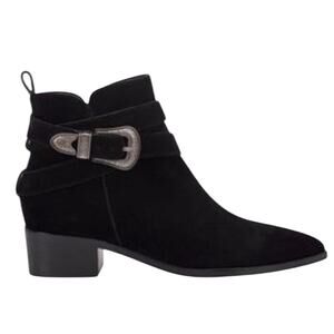 NWOT Marc Fisher Yandi Western Black Booties – Sz 8.5